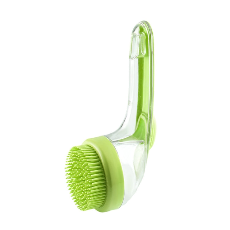 Cepillo de baño para mascotas con mango largo de silicona para perros y gatos, cepillo de masaje para limpieza, peine de aseo