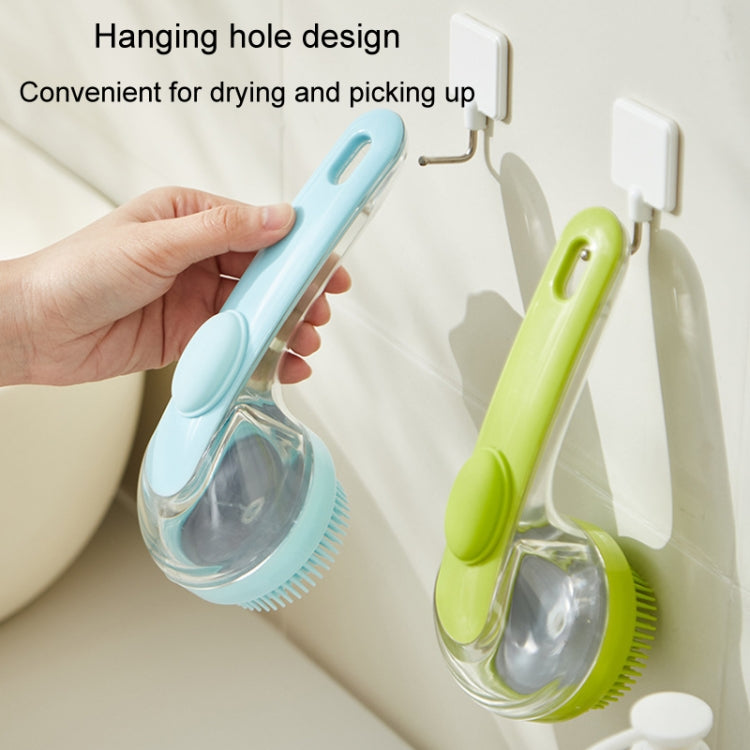 Cepillo de baño para mascotas con mango largo de silicona para perros y gatos, cepillo de masaje para limpieza, peine de aseo