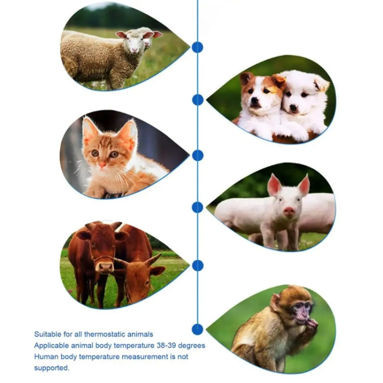Termómetro digital para orejas de mascotas ELOFS EF-07, termómetro infrarrojo preciso para animales, para perros y gatos