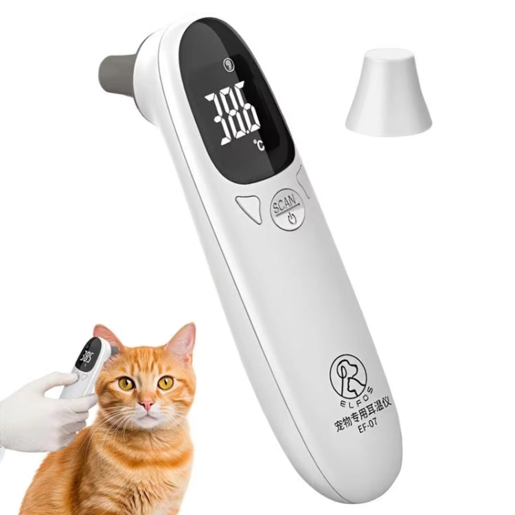 Termómetro digital para orejas de mascotas ELOFS EF-07, termómetro infrarrojo preciso para animales, para perros y gatos