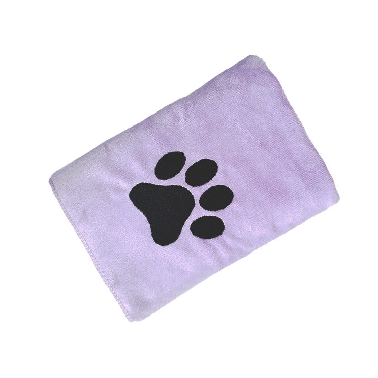 Toalla absorbente de microfibra para mascotas Toalla de baño para perros y gatos, 50x100cm, 35x75cm