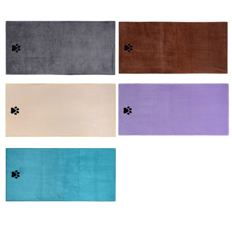 Toalla absorbente de microfibra para mascotas Toalla de baño para perros y gatos, 50x100cm, 35x75cm