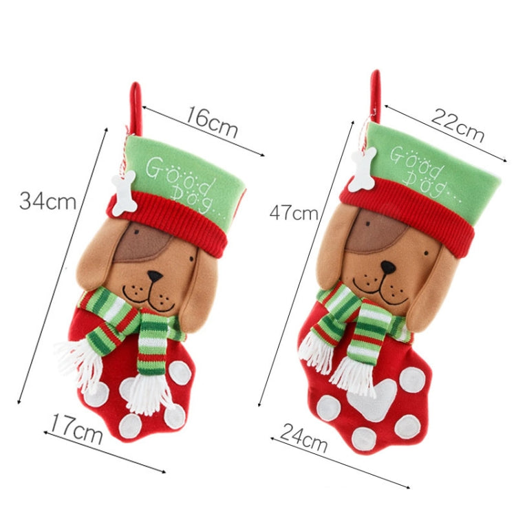 Bolsa de regalo colgante con decoración navideña Bolsa de dulces para mascotas, Model A Small Dog Sock, Model B Small Cat Sock, Model C Large Dog Socks, Model D Large Cat Sock