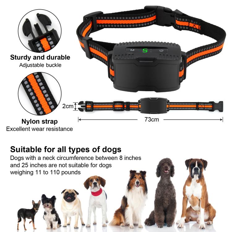 Collar antiladridos para perros, dispositivo de entrenamiento remoto para mascotas, control de ladridos