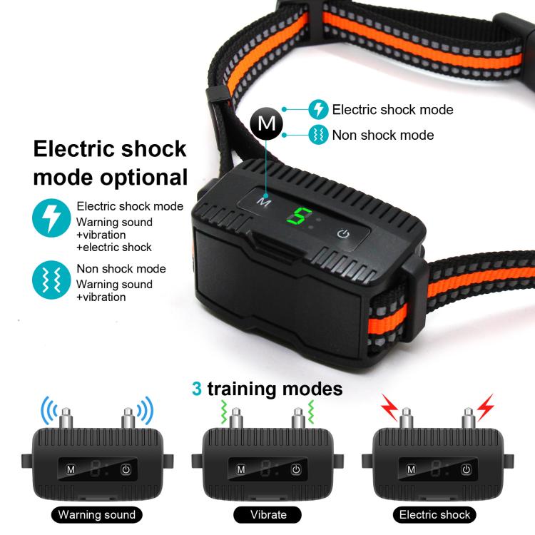 Collar antiladridos para perros, dispositivo de entrenamiento remoto para mascotas, control de ladridos