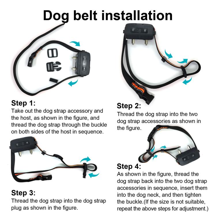 Collar antiladridos para perros, dispositivo de entrenamiento remoto para mascotas, control de ladridos