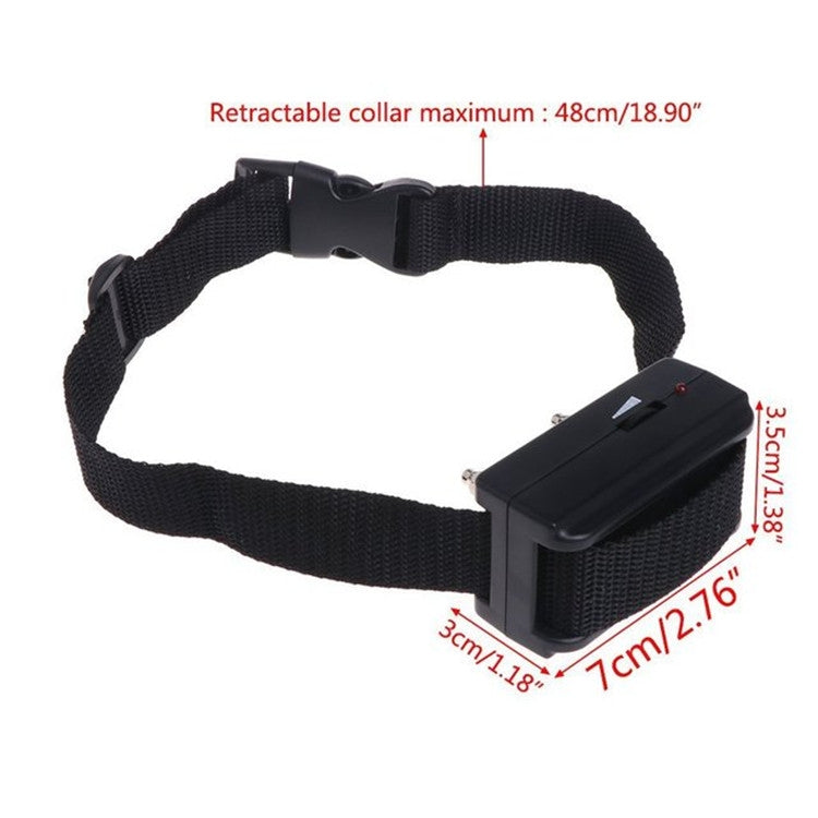 Tope de corteza para mascotas, entrenador automático para perros, Collar de descarga eléctrica