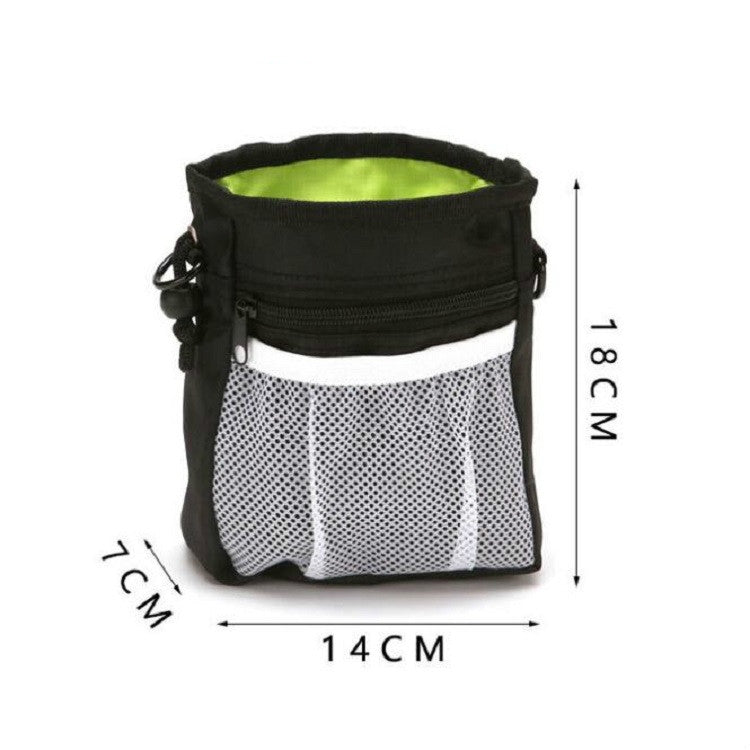 Bolsa de refrigerio para mascotas, riñonera de entrenamiento, bolsa de entrenamiento multifuncional para mascotas