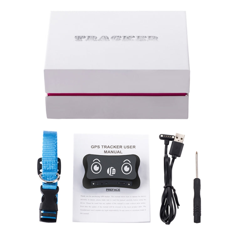 TK200 2G IP67 Impermeable GPS / GPRS / GSM Personal / Mercancías / Mascotas / Localizador de bolsos Collar para mascotas Dispositivo de seguimiento en tiempo real, TK200