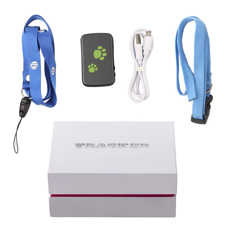 TK203 2G GPS / GPRS / GSM Personal / Mercancías / Mascota / Localizador de bolsas Collar para mascotas Dispositivo de seguimiento en tiempo real, TK203