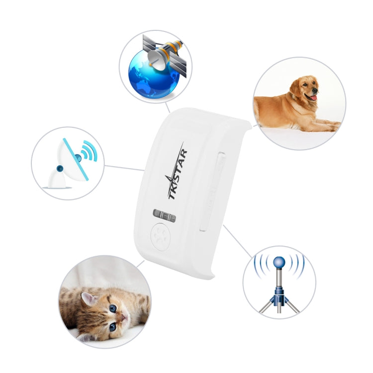 TK-909 GPS / GPRS / GSM Localizador de mascotas Collar de mascotas Dispositivo de seguimiento en tiempo real, TK-909