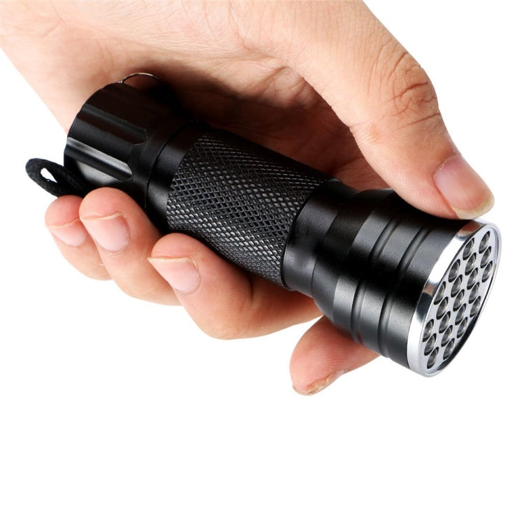 YWXLight UV 21 LEDs 395NM Ultravioleta Antorcha LED Linterna Detector de lámpara de luz para orina de perro Manchas de mascotas
