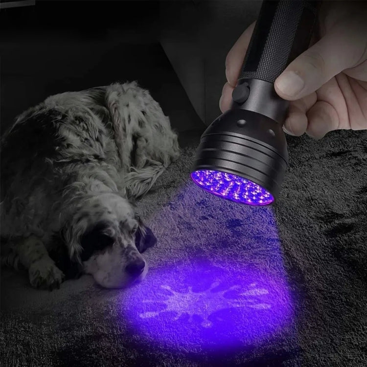 YWXLight 51 LEDs 395nm UV LED Linterna, soporte para detección de orina de mascotas