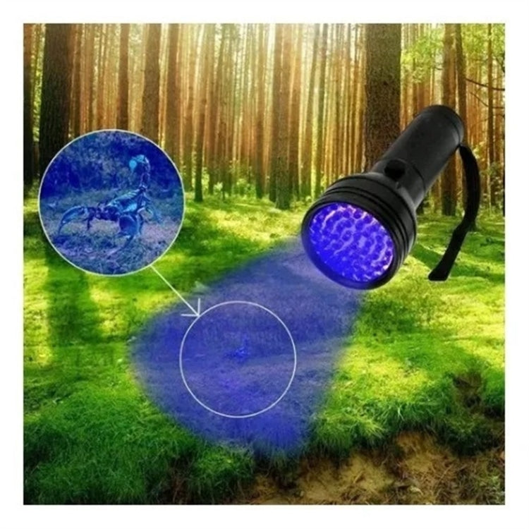 YWXLight 51 LEDs 395nm UV LED Linterna, soporte para detección de orina de mascotas