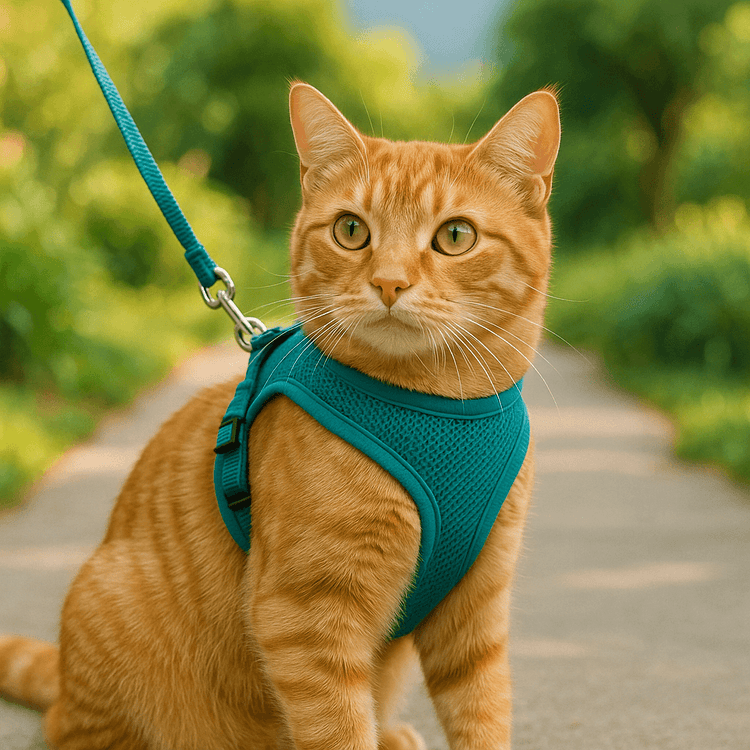correa arnés para gato