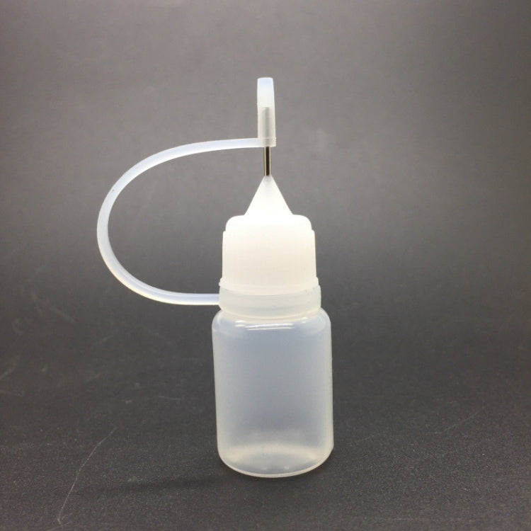 Botella de aceite para cigarrillo electrónico con orificio estenopeico para mascotas de 10 piezas Capacidad: 5 ml, 5ml