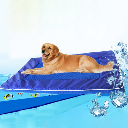 Almohadilla de verano para perros, cama, casa, almohadilla de enfriamiento para mascotas, cojín desmontable para alfombrilla para perros, pequeño, tamaño: 28*44*4cm, Size:28*44*4cm