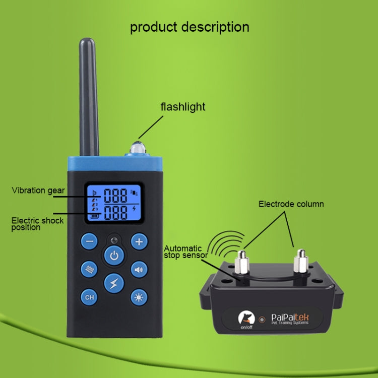 Collar automático antiladridos, sistema de Control de entrenamiento para mascotas + Collar de cuero PU con descarga eléctrica para perros, PD525