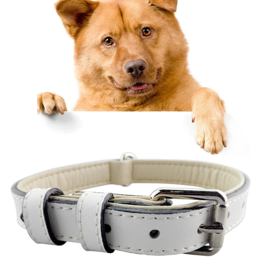 Collar de cuero para perros Productos para mascotas Collar para perros grandes, Tamaño: XL, 3 * 60 cm, Size: XL