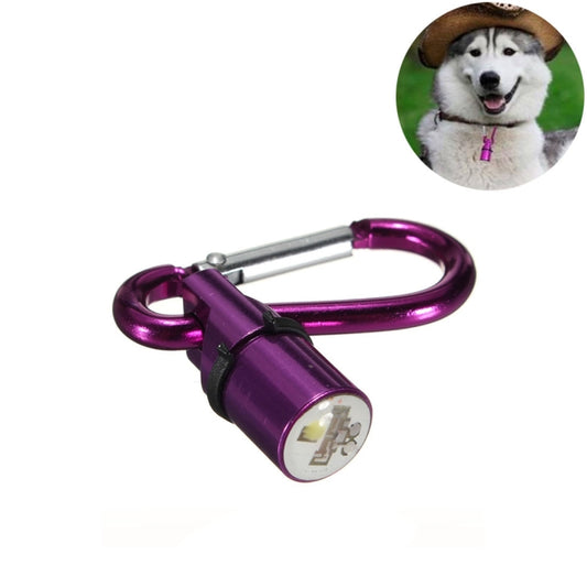 Colgante de aluminio LED intermitente de seguridad para mascotas, luz nocturna intermitente para perros/gatos, entrega de colores aleatorios, Night Light Blinker
