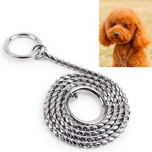 50 cm x 3 mm Pet P Cadena Collares para mascotas Correa para el cuello para mascotas Banda para el cuello Cadena de serpiente Cadena para perros Collar para perros, 50cm x 3mm