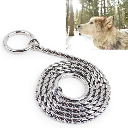 55 cm Pet P Cadena Collares para mascotas Correa para el cuello para mascotas Banda para el cuello para perros Cadena de serpiente Collar para perros con cadena para perros, 55cm