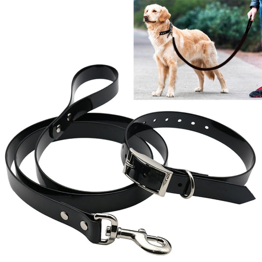 Cinturón de tracción de material TPU Collar para perros domésticos Cuerda telescópica de tracción para perros con asa para correa para perros, Tamaño: S, Longitud de la cuerda: 120 cm, Tamaño del collar: 40 cm