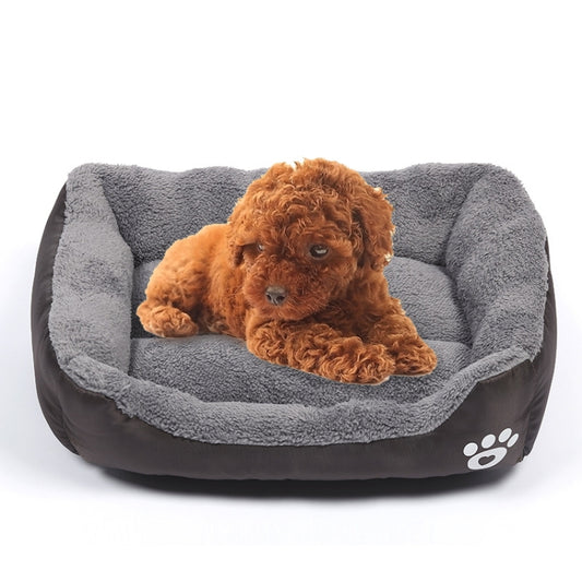 Alfombrilla para perrera para perros, cálida y auténtica, color caramelo, para las cuatro estaciones, alfombrilla para perros de peluche, tamaño: XXL, 95 × 72 × 18 cm, Size: XXL