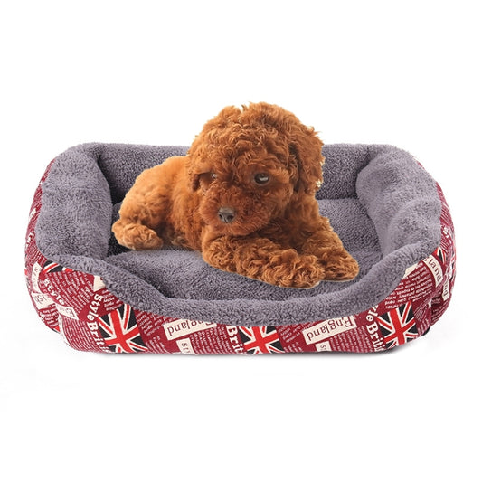 Bandera Nacional Four Seasons Genuine Warm Pet Dog Kennel Mat Cama para mascotas, Tamaño: M, 54 × 42 × 12 cm, Size: M, 54×42×12cm