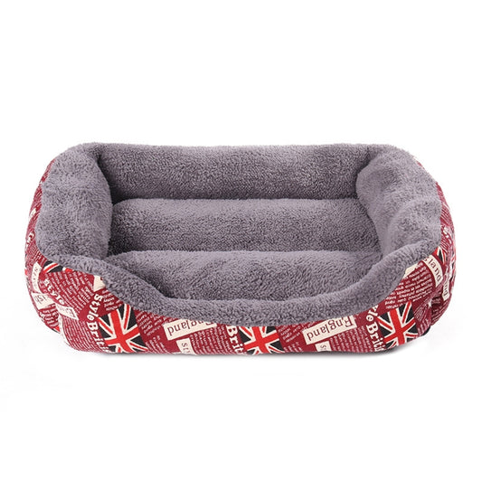 Bandera Nacional Four Seasons Genuine Warm Pet Dog Kennel Mat Cama para mascotas, Tamaño: M, 54 × 42 × 12 cm, Size: M, 54×42×12cm