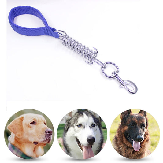 Cojín para perros medianos y grandes para mascotas, cuerda de tracción, mango de espuma con resorte, cadena corta a prueba de explosiones, tamaño: 3 mm * 40 cm, ancho de espuma: 2 cm, Size: 3mm*40cm, Foam Width: 2cm