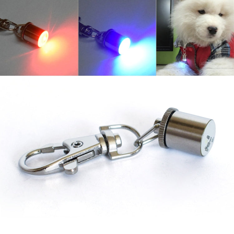 Nuevo estilo, colgante con forma de cilindro para perro, adorno colgante parpadeante de dos colores, Blinking Pendant