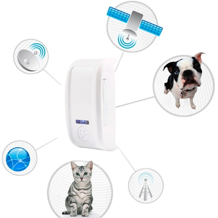 Rastreador GPS impermeable IPX6 universal KH-909 para mascotas / niños / ancianos, KH-909 White + Black, KH-909 White + Blue