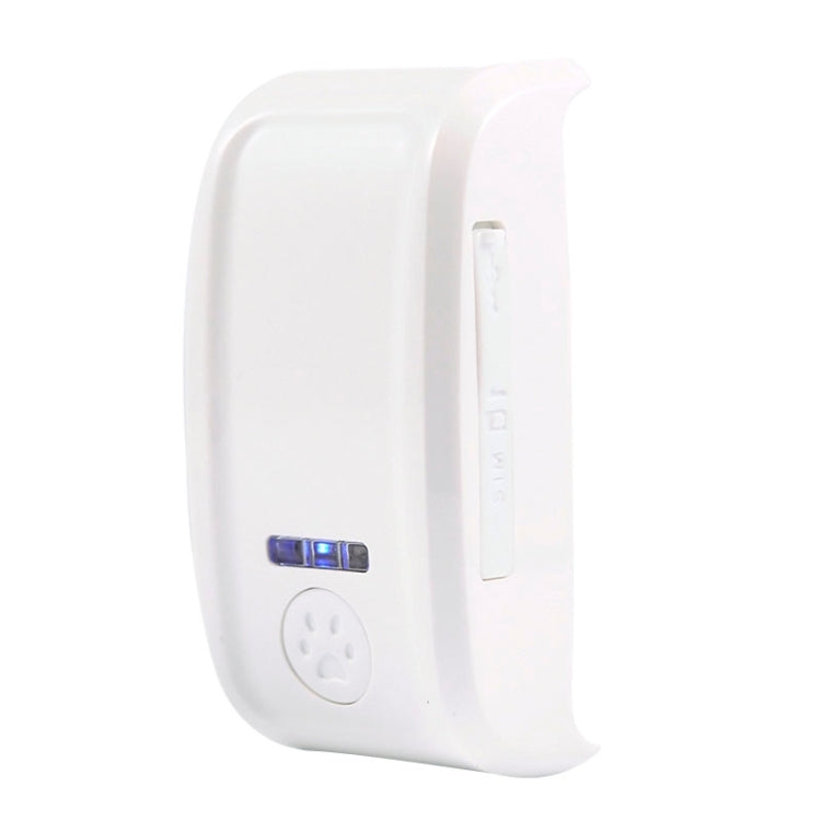 Rastreador GPS impermeable IPX6 universal KH-909 para mascotas / niños / ancianos, KH-909 White + Black, KH-909 White + Blue