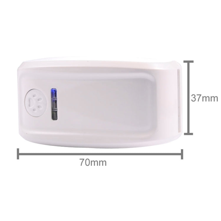 Rastreador GPS impermeable IPX6 universal KH-909 para mascotas / niños / ancianos, KH-909 White + Black, KH-909 White + Blue