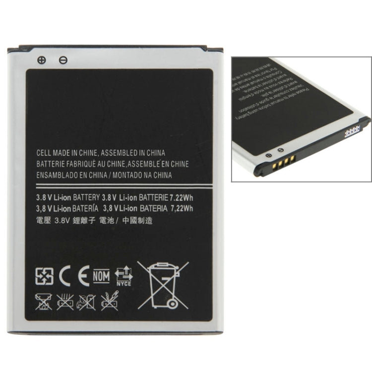 Batería recargable de iones de litio de 1900 mAh para Galaxy S4 mini / i9195