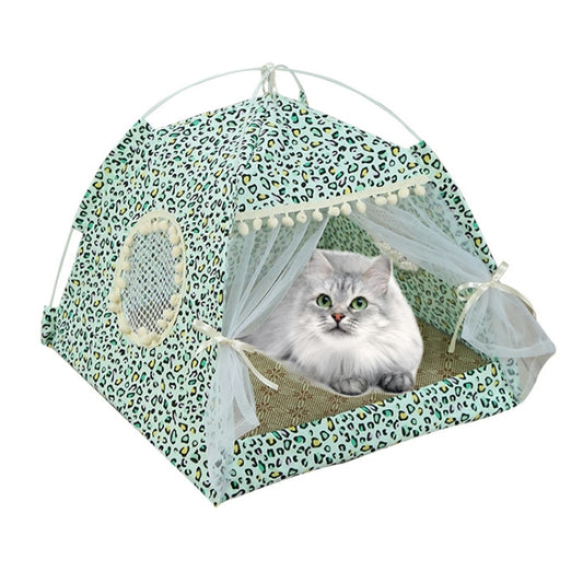 Tienda universal para perros pequeños y gatos Four Seasons, nido para mascotas con arena para gatos extraíble y lavable, M