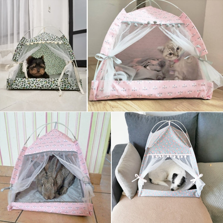 Tienda universal para perros pequeños y gatos Four Seasons, nido para mascotas con arena para gatos extraíble y lavable, M