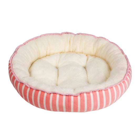 Cama gruesa para perros y gatos, ovalada, universal, cálida, para otoño e invierno, M