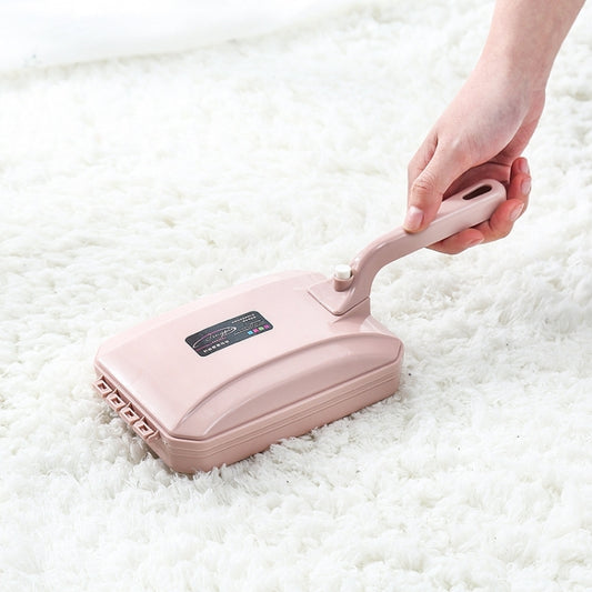 2 PCS Cepillo barredor de alfombras de mano Sofá cama Restos de pelo de mascotas Migas Suciedad Limpiador de pieles Herramientas de limpieza de rodillos, Entrega de color aleatorio, Two-row Brush, Three-row Brush
