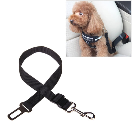 2 uds arnés de nailon correa Clip mascota perro cinturón de seguridad para coche cinturón de seguridad, Black, Blue, Red