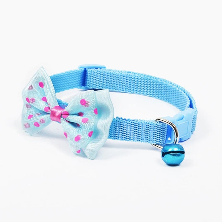 Collar de campana con nudo de lazo ajustable, collares para perros y gatos, suministros para mascotas