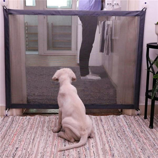 Cercas para mascotas para perros, puerta mágica plegable portátil de protección segura, puerta mágica para perros, gatos y mascotas, 180cm x72cm, 110cm x72cm