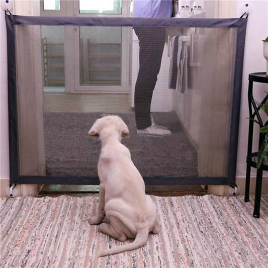 Cercas para mascotas para perros, puerta mágica plegable portátil de protección segura, puerta mágica para perros, gatos y mascotas, 180cm x72cm, 110cm x72cm