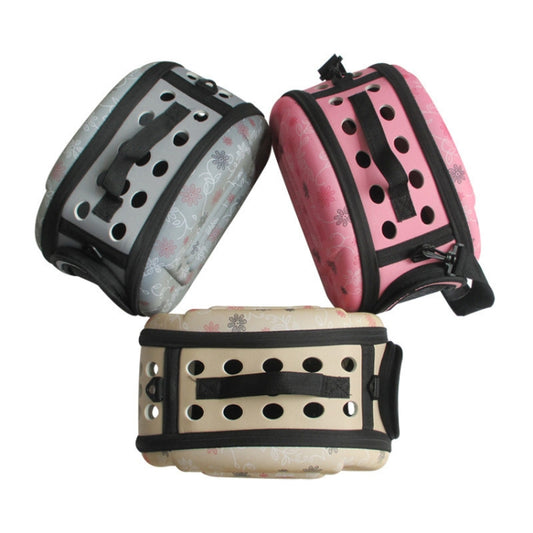 Bolso portátil para gatos, bolsa de viaje plegable, bolsa de transporte para cachorros, bolsas de hombro de malla para mascotas, 36x22x20cm