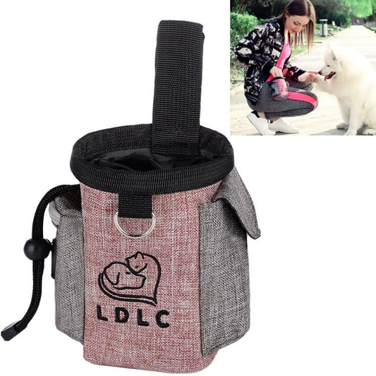 Bolsa de cintura para entrenamiento de mascotas, bolsa multifuncional para aperitivos al aire libre, suministros para mascotas