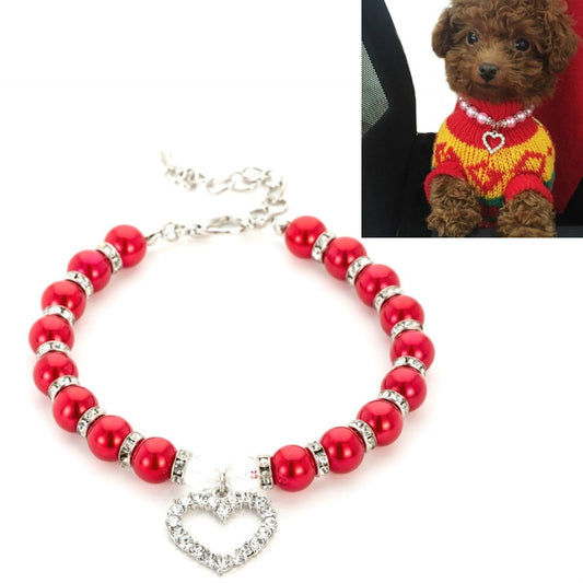 5 uds. Suministros para mascotas, collar de perlas, collares para mascotas, accesorios para perros y gatos