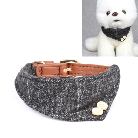 2 collares para perros, collares triangulares de PU para mascotas, 1.3x34cm, 1.3x42cm, 1.5x47cm