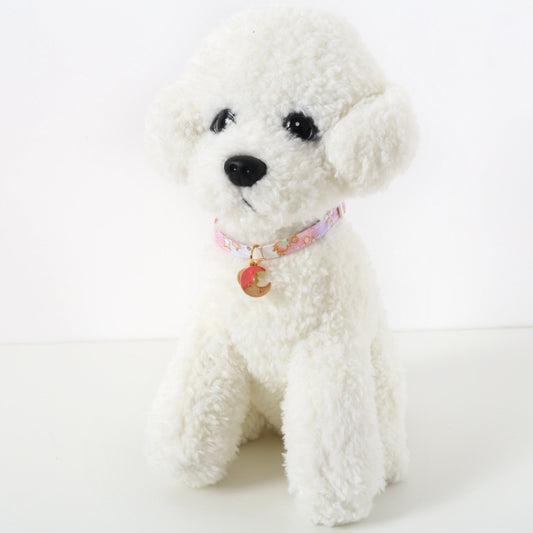 4 Uds ajustable gato perro conejo hebilla de seguridad Collar accesorios para mascotas, S 17-32cm Moon, S 17-32cm Star