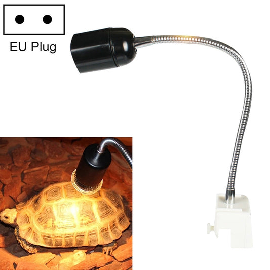 Soporte para lámpara de bronceado UVB de tortuga, soporte de luz de calefacción Solar para mascotas de espectro completo, enchufe de la UE, EU Plug